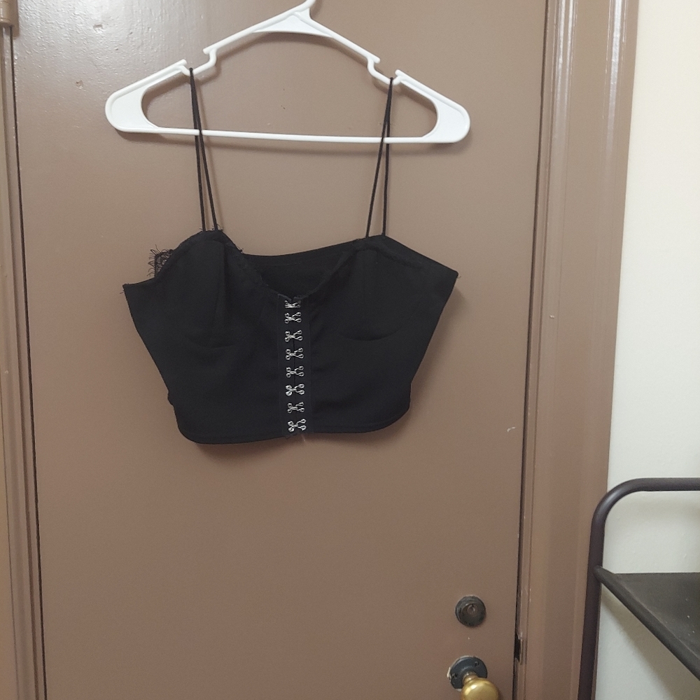 Black Crop Top